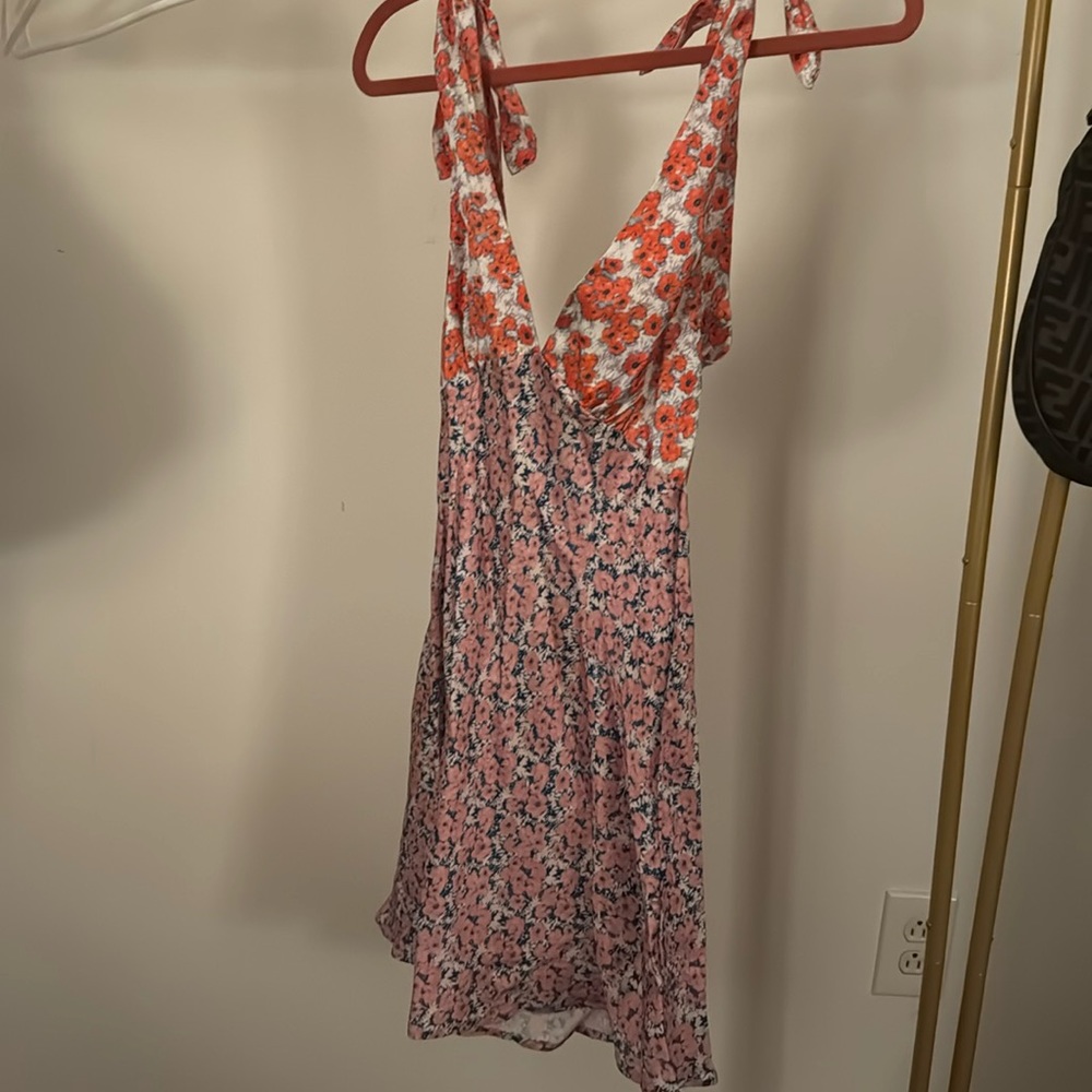 VRG GRL Postcards From Venice Bias Cut Mini Dress // Floral